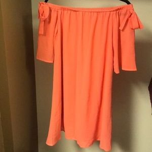 Basic orange dress